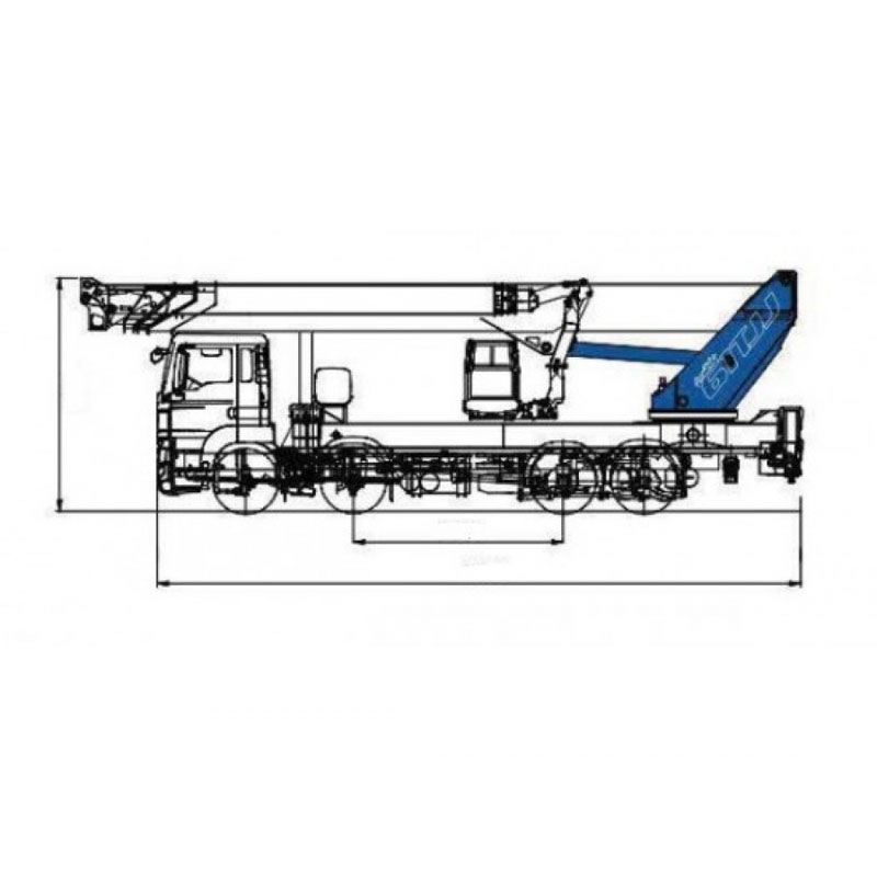 ForSte 61TJ teleskopska platforma sa JIB-om